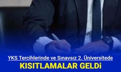 Sınavsız ikinci üniversite ve YKS tercihlerine düzenleme geldi