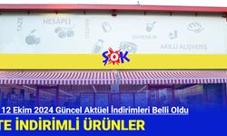 ŞOK 12 Ekim 2024 Güncel Aktüel İndirimleri Belli Oldu