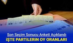 Son anket sonucu açıklandı: İşte olası bir seçimde vatandaşın oyu