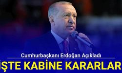 Son dakika: 16 Nisan kabine toplantısı kararlarını Cumhurbaşkanı Erdoğan açıkladı