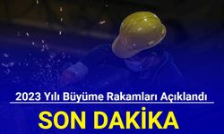 Son dakika: 2023 yılı büyüme rakamları açıklandı