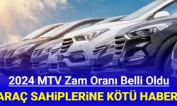 Son dakika: 2024 Motorlu Taşıtlar Vergisi (MTV) zam oranı belli oldu