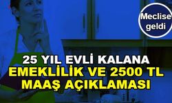 Son Dakika: 25 Yıl Evli Kalan Ev Hanımlarına Emeklilik ve 2500 TL Maaş Açıklaması