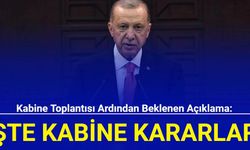 Son dakika: 6 Aralık 2023 kabine toplantısı kararlarını Cumhurbaşkanı Erdoğan açıkladı