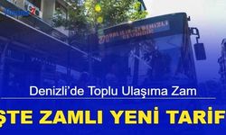 Son dakika: Denizli’de toplu ulaşıma zam