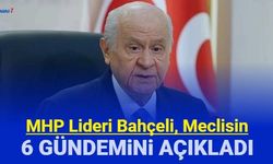 Son dakika: Devlet Bahçeli, meclis gündemini açıkladı