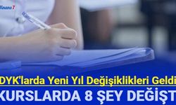 Son dakika: DYK'larda 8 değişiklik yapıldı