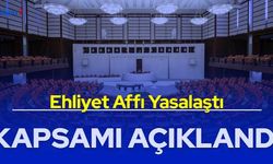 Son dakika Ehliyet affı yasalaştı: İşte kapsamı