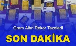 Son dakika: Gram altın rekor tazeledi