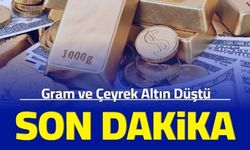 Son dakika: Gram ve çeyrek altın fiyatları hızlı düştü 2023