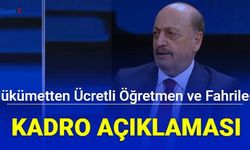 Son dakika: Hükümetten ücretli öğretmenlere ve Fahri Kuran Kursu öğreticilerine kadro açıklaması