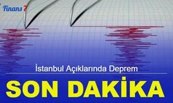 Son dakika: İstanbul açıklarında deprem 