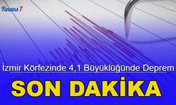 Son dakika: İzmir Körfezinde 4,1 büyüklüğünde deprem