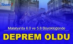 Son dakika: Malatya'da 6.0 ve 5.8 büyüklüğünde iki deprem oldu