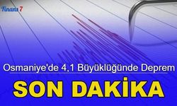 Son dakika: Osmaniye'de 4,1 büyüklüğünde deprem