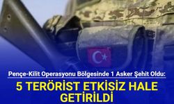 Son dakika: Pençe-Kilit Operasyonu bölgesinde 1 asker şehit oldu: 5 terörist etkisiz hale getirildi