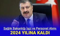 Son dakika: Sağlık Bakanlığı hastanelere personel ve işkur işçi alımı başvurusu 2024'e kaldı