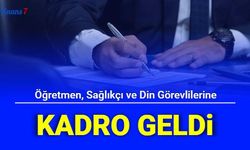 Son Dakika: Sağlık Personelleri, Öğretmen ve Din Görevlilerine Kadro Detayları Belli Oldu