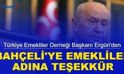 Son dakika: TÜED Başkanından Devlet Bahçeli'ye teşekkür 