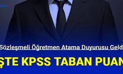 Sözleşmeli öğretmenlik ek atama duyurusu geldi: İşte KPSS taban puanları