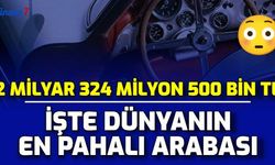 Tam Tamına 2 Milyar 324 Milyon 500 Bin TL: İşte Dünyanın En Pahalı Arabası