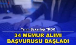 Tarım Bakanlığı TKDK 34 Memur Alımı Başvurusu Başladı! Kontenjan Dağılımı ve Başvuru Şartları