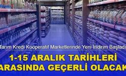 Tarım Kredi Kooperatif Marketlerinde Yeni İndirim Başladı! 1-15 Aralık Tarihleri Arasında Geçerli Olacak