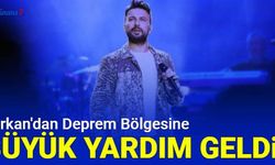 Tarkan'dan deprem bölgesine büyük yardım