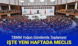 TBMM yeni haftaya yoğun başlayacak: İşte 15- 19 Temmuz 2024 meclis gündemi