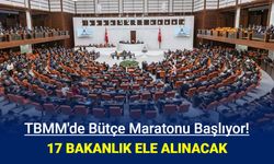 TBMM'de bütçe maratonu haftaya başlıyor