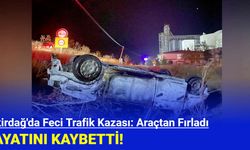 Tekirdağ'da Feci Trafik Kazası: Araçtan Fırladı Hayatını Kaybetti