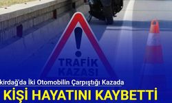 Tekirdağ'da iki otomobilin çarpıştığı kazada 3 kişi hayatını kaybetti