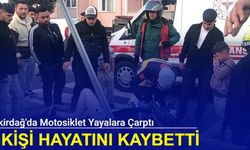 Tekirdağ'da motosiklet yayalara çarptı: 1 kişi hayatını kaybetti