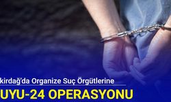 Tekirdağ'da organize suç örgütlerine "Kuyu-24" operasyonu