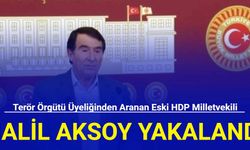 Terör örgütü üyeliğinden aranan eski HDP Milletvekili Halil Aksoy, yakalandı