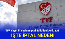 TFF Yayın İhalesinin İptal Edildiğini Açıkladı!