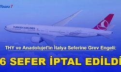 THY ve Anadolujet'in İtalya Seferine Grev Engeli: 6 Sefer İptal Edildi