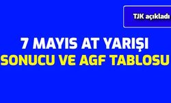 TJK 7 Mayıs At Yarışı AGF Tablosu ve Yarış Sonuçları (Ankara, İzmir, Lingfield, Belmont)