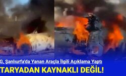 TOGG, Şanlıurfa'da Yanan Araçla İlgili Açıklama Yaptı