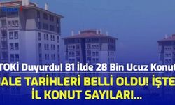 TOKİ Duyurdu! 81 İlde 28 Bin Ucuz Konut İhale Tarihleri Belli Oldu! İşte İl İl Konut Sayıları...