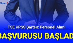TSE KPSS Şartsız Personel Alımı Başvurusu Başladı 2022