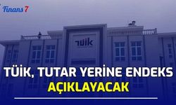 TÜİK, Tutar Yerine Endeks Açıklayacak