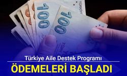 Türkiye Aile Destek Programı ödemeleri başladı