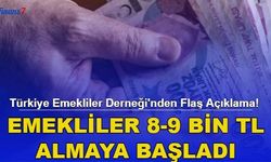 Türkiye Emekliler Derneği'nden Flaş Açıklama! Emekliler 8-9 Bin TL Almaya Başladı