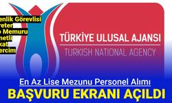 Türkiye Ulusal Ajansı personel alımı başvurusu başladı