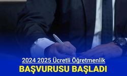 Ücretli öğretmenlik başvurusu başladı