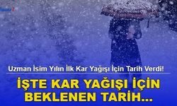 Uzman İsim Yılın İlk Kar Yağışı İçin Tarih Verdi! İşte Kar Yağışı İçin Beklenen Tarih...