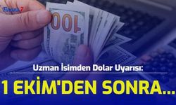 Uzman İsimden Dolar Uyarısı: 1 Ekim'den Sonra...