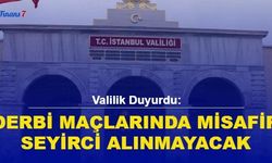 Valilik Duyurdu: Derbi Maçlarında Misafir Seyirci Alınmayacak