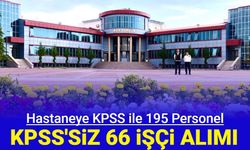 Van Yüzüncü Yıl Üniversitesi hastanesine KPSS ile 195 personel, KPSS'siz İŞKUR'dan 66 sürekli işçi alımı